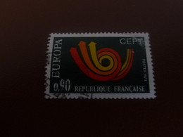Europa - Cor Postal - 90c. - Yt 1753 - Vert Foncé, Rouge, Ocre-orange Et Jaune - Oblitéré - Année 1973 - - 1973