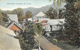 ¤¤  -   ANTILLES  -  SAINTE-LUCIE   -  Suburban CASTRIE    -  ¤¤ - Santa Lucia