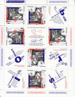 2020 France  Boris Vian Poetry FOLDING BLOCK - Cool!  MNH @ BELOW FACE VALUE - Unused Stamps