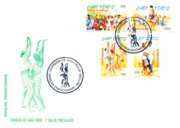 Cabo Verde - 1999 - Traditional Dances / FDC - Cap Vert