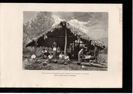 Gravure Hors-texte Année 1891 Guatémala - Travailleurses Indiennes Des Terres Chaudes - D'après Thiriat - Stampe & Incisioni