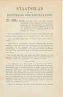Staatsblad 1926 : Spoorlijn Boxtel - Wezel - Historische Dokumente