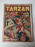 Collection TARZAN N° 21 LE FER ROUGE  éditions Mondiales 1947 - Tarzan