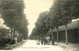 037 040 - CPA - France (18) Cher - Camp D'Avord - Rue Principale - Avord