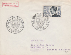 SALON DE L'ARMEE PARIS 1954 - Cachets Commémoratifs