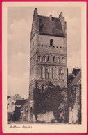 AK: Echtfoto - Anklam - Steintor, Gelaufen 5. 11. 1955 (Nr. 520) - Anklam