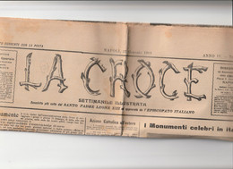 Giornale - La Croce - Napoli - 27 Gennaio  1901 - First Editions