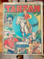 Collection TARZAN N° 48 Les éditions Mondiales 1948  Hommes Gorille - Tarzan