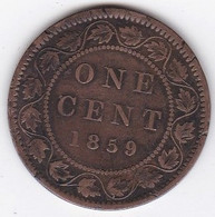 Canada. 1 Cent 1859. Victoria. Cuivre - Canada