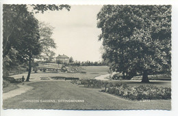 Old Real Photo Post Card -  Kent Canterbury - SITTINGBOURNE - Johnson Gardens - Canterbury