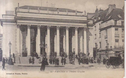 Nantes Theatre Graslin   Carte Postale Animee  1908 - Nantes