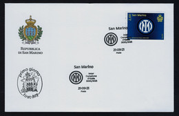 2021 SAN MARINO "INTER CAMPIONE D'ITALIA 2020 / 2021" FDC - FDC