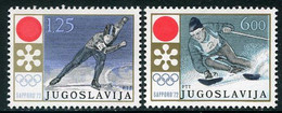 YUGOSLAVIA 1972 Winter Olympic Games  MNH / **. Michel  1447-48 - Ongebruikt