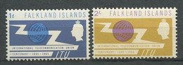 FALKLAND 1965 N° 148/149 ** Neufs MNH Superbes C 11 € UIT Union Internationale Des Télécommunications - Falklandeilanden