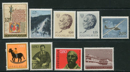 YUGOSLAVIA 1972 Eight Commemorative Issues  MNH / **. - Neufs