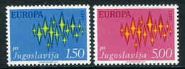 YUGOSLAVIA 1972 Europa  MNH / **.  Michel 1457-58 - Unused Stamps