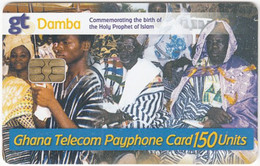 GHANA A-255 Chip Telecom - People, Streetlife - Used - Ghana