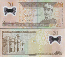 Dominican Republic Pick-number: 182a Uncirculated 2009 20 Pesos Oro - Dominikanische Rep.