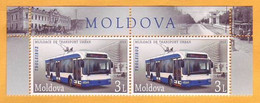 2013  Moldova  Moldau  Mint  Urban Transport  Trolleybus Tram, Tram, Horse Tram, Chisinau  2v. - Bus