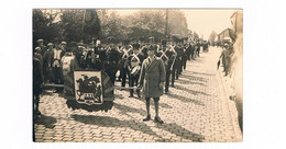 Overijse Fotokaart Optocht  Fanfare Wapenschild Van Overijse Top ZEER ZELDZAAM Waarschijnlijk Einde Van De Oorlog - Overijse