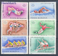 Romania 1984 Mi 4042-4047 MNH  (ZE4 RMN4042-4047) - Swimming