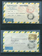 Brazil 1950/1951 2 Covers Sent To USA  11932 - Storia Postale