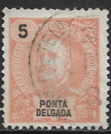 Ponta Delgada – 1897 King Carlos 5 Réis - Ponta Delgada