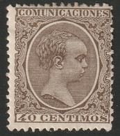 Spain 1889 Sc 265 Espagne Ed 223 Yt 206 MH* - Nuevos