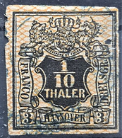 HANNOVER 1856 - Canceled - Mi 12 - Hanovre