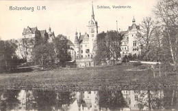BOITZENBURG Uckermark Schloß Vorderseite Spiegelung Im Wasser DatiertOktober 1907 TOP-Erhaltung Ungelaufen - Boitzenburg