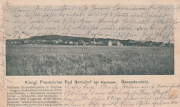 AK Königl. Preussisches Bad Nenndorf Bei Hannover - Gesamtansicht - Nach Salder - 1904 (58581) - Bad Nenndorf