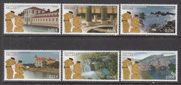 2015 Greece Thermal Springs  Complete Set Of 6 MNH  @ BELOW FACE VALUE - Nuovi