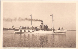 Werbung Reklame Verkehrsbüro FISCHLAND Darss  Dresden Ammonstr 16 Sonderzug 25.8.1928 - Zingst