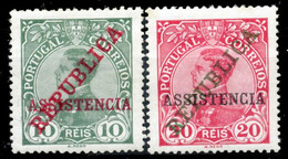 !										■■■■■ds■■ Portugal Postal Tax 1911 AF#1-2  * King Manuel Complete Set (x13288) - Ungebraucht