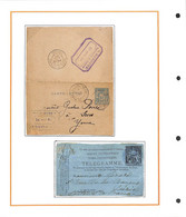 LOT De 5 Cartes(lettre,pneumatique ,entier ) - (voir Scan Et Descriptif ) (SM2) - Other & Unclassified