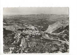 Sisteron (04) :  Vue Aérienne Générale Au Niveau Du Quartier De La Gare En 1957 GF. - Sisteron