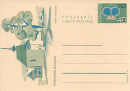 Liechtenstein Entier Postal Ganzsache Carte Postale Postkarte CP78 50/40Rp. Neuve Eschen 1973 - Stamped Stationery