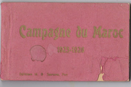 CARNET DE  18 CARTES DU MAROC   1925 1926 CARNET COMPLET - 5 - 99 Cartes