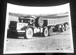 Ancienne Photo Camion WIlleme Avec Remorque TITAN - Cars