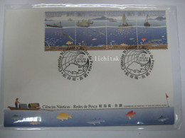 Macau Macao 1996 National Sciences Fishing Nets Stamps First Day Cover FDC - FDC