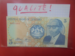 LESOTHO 5 MALOTI 1989 Neuf-UNC (B.26) - Lesoto