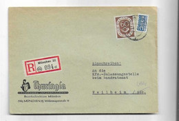 Brief Aus München 1952 - Brieven En Documenten
