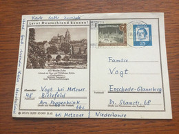 SCH3613 BRD Ganzsache Stationery Entier Postal P 81 DV 18/133 Wetzlar Von Bielefeld Nach Enschede/Niederlande - Geïllustreerde Postkaarten - Gebruikt