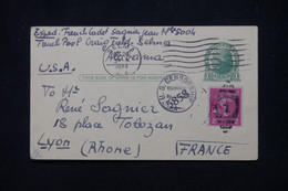 ETATS UNIS - Entier Postal + Complément De Selma Pour La France En 1944 Avec Contrôle Postal - L 111351 - 1941-60
