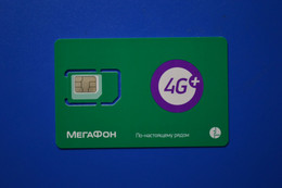 SIM. Megafon. Green 4G (with Text) - Russia