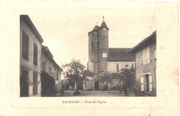 FR09 DAUMAZAN - Carte Cuvette - Place De L'église - Belle - Lavelanet