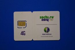SIM. Megafon. White. Olympic Games SOCHI 2014 - Russia