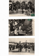 LOT 16 CARTES POSTALES  VERS   1900 FETE DE CLUNY MEDIEVALE GARANTIE AUTHENTIQUE BELLE ANIMATION - Cluny