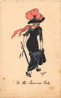 CPA ILLUSTRATEUR ART NOUVEAU SIGNE T.GRILSON TO THE SUMMER SALE - Autres & Non Classés