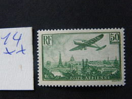 Poste Aerienne  No 14 Neuf ** - 1927-1959 Ungebraucht